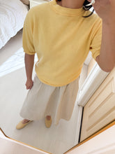 Load image into Gallery viewer, Butter Yellow Sweater Top