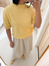 Load image into Gallery viewer, Butter Yellow Sweater Top