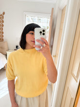 Load image into Gallery viewer, Butter Yellow Sweater Top