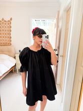 Load image into Gallery viewer, Black Mini Seasons Dress