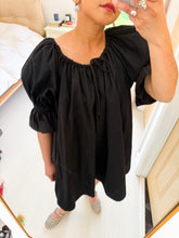 Load image into Gallery viewer, Black Mini Seasons Dress