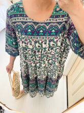 Load image into Gallery viewer, Jewel Tone Cotton Muumuu