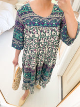 Load image into Gallery viewer, Jewel Tone Cotton Muumuu