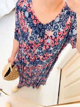 Load image into Gallery viewer, Dotted Cotton Floral House Dress