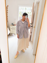 Load image into Gallery viewer, Cotton Striped Pajama Shirt
