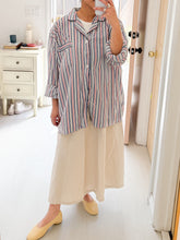 Load image into Gallery viewer, Cotton Striped Pajama Shirt