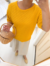 Load image into Gallery viewer, Marigold Knit Tee