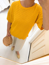 Load image into Gallery viewer, Marigold Knit Tee