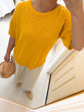 Load image into Gallery viewer, Marigold Knit Tee