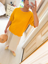 Load image into Gallery viewer, Marigold Knit Tee