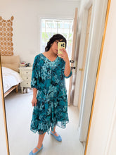 Load image into Gallery viewer, Teal Garden Muumuu Dress