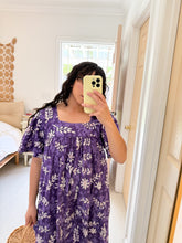 Load image into Gallery viewer, Purple Garden Muumuu Dress