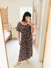 Load image into Gallery viewer, 80s Romantic Floral Jumpsuit