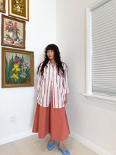 Load image into Gallery viewer, Vintage Gap Perfect Pink Striped Shirt
