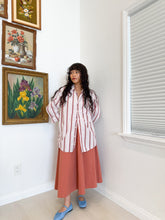 Load image into Gallery viewer, Vintage Gap Perfect Pink Striped Shirt