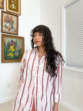 Load image into Gallery viewer, Vintage Gap Perfect Pink Striped Shirt