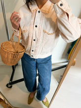 Load image into Gallery viewer, Blush Pink Eyelet Jacket Top