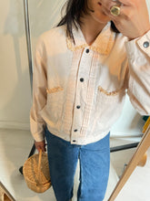 Load image into Gallery viewer, Blush Pink Eyelet Jacket Top