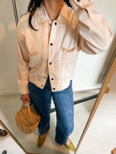 Load image into Gallery viewer, Blush Pink Eyelet Jacket Top
