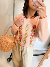 Load image into Gallery viewer, Embroidered Floral Top