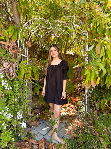 Black Mini Seasons Dress - Last Units