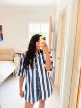 Load image into Gallery viewer, Matisse Wide Striped Button Down Shirt
