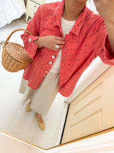 Load image into Gallery viewer, Cotton Blood Orange Patterned Shirt
