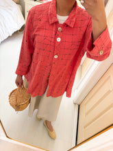 Load image into Gallery viewer, Cotton Blood Orange Patterned Shirt
