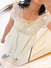 Load image into Gallery viewer, Antique Crochet Cotton Dress
