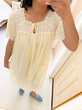 Load image into Gallery viewer, Butter Yellow Eyelet Dress
