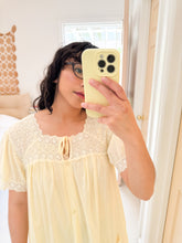 Load image into Gallery viewer, Butter Yellow Eyelet Dress
