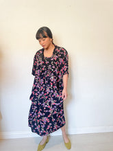Load image into Gallery viewer, Romantic Floral Blouse and Dress Set
