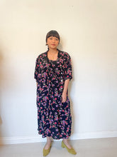 Load image into Gallery viewer, Romantic Floral Blouse and Dress Set
