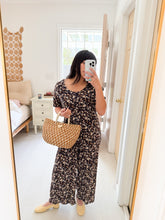 Load image into Gallery viewer, 80s Romantic Floral Jumpsuit
