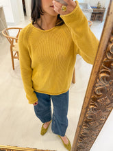 Load image into Gallery viewer, Mustard Rolled Neck Sweater
