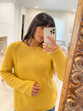 Load image into Gallery viewer, Mustard Rolled Neck Sweater
