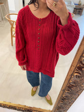Load image into Gallery viewer, Cozy Henley Sweater
