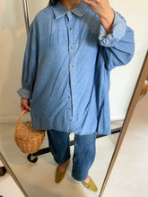Load image into Gallery viewer, Staple Denim Blouse Tunic

